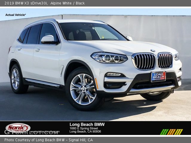 2019 BMW X3 sDrive30i in Alpine White