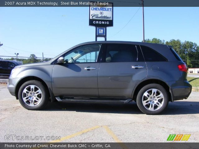 2007 Acura MDX Technology in Steel Blue Metallic