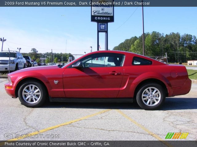 2009 Ford Mustang V6 Premium Coupe in Dark Candy Apple Red