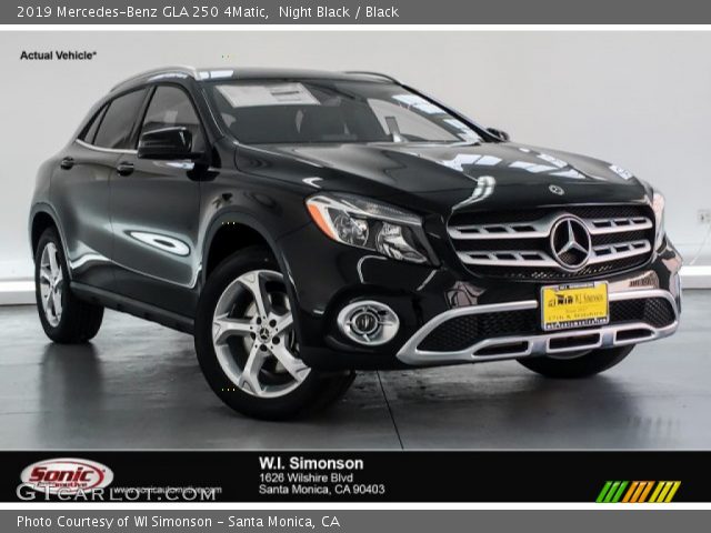 2019 Mercedes-Benz GLA 250 4Matic in Night Black