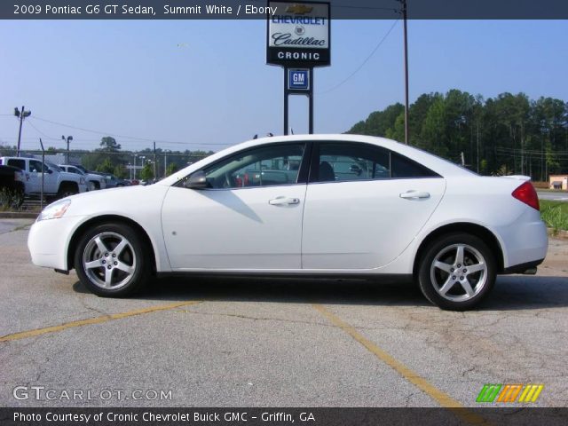 2009 Pontiac G6 GT Sedan in Summit White