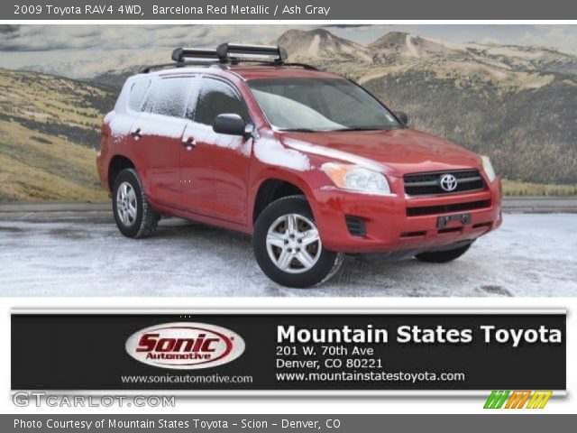 2009 Toyota RAV4 4WD in Barcelona Red Metallic