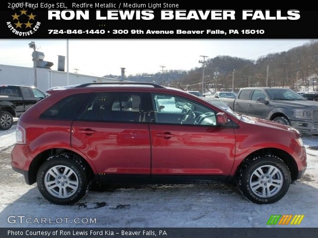 2008 Ford Edge SEL in Redfire Metallic