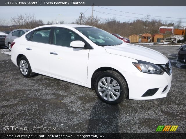 2019 Nissan Sentra S in Fresh Powder