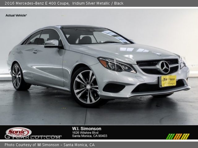 2016 Mercedes-Benz E 400 Coupe in Iridium Silver Metallic