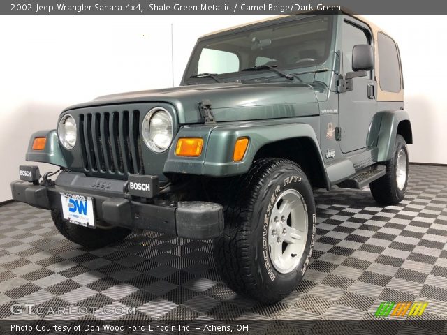 2002 Jeep Wrangler Sahara 4x4 in Shale Green Metallic
