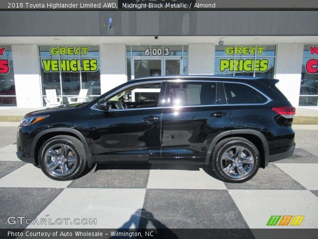 2018 Toyota Highlander Limited AWD in Midnight Black Metallic
