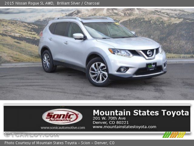 2015 Nissan Rogue SL AWD in Brilliant Silver