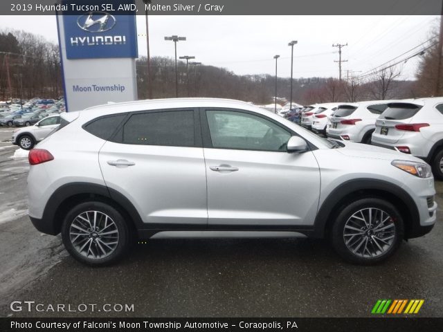 2019 Hyundai Tucson SEL AWD in Molten Silver