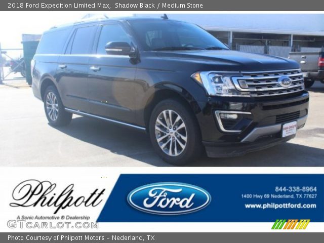 2018 Ford Expedition Limited Max in Shadow Black