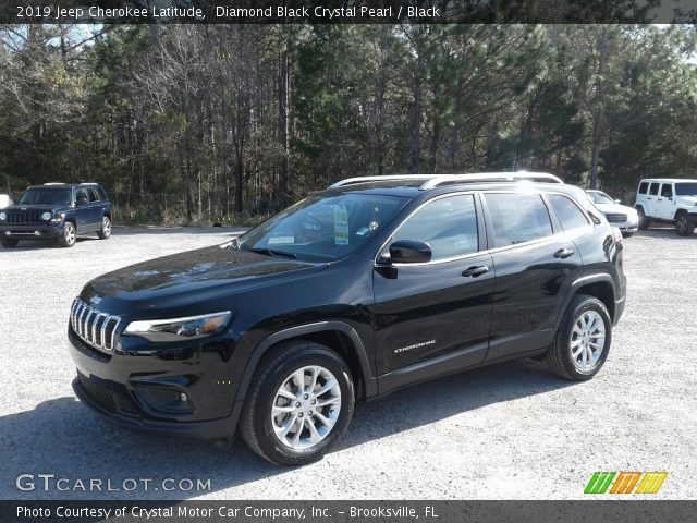2019 Jeep Cherokee Latitude in Diamond Black Crystal Pearl