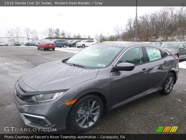 2019 Honda Civic EX Sedan in Modern Steel Metallic