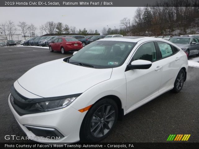 2019 Honda Civic EX-L Sedan in Platinum White Pearl