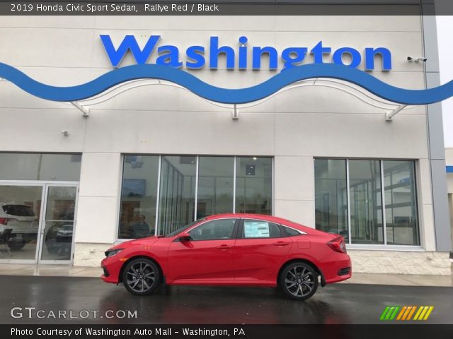 2019 Honda Civic Sport Sedan in Rallye Red