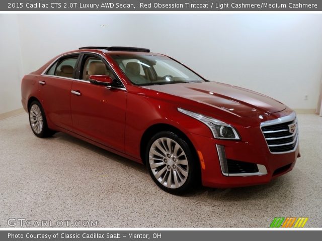 2015 Cadillac CTS 2.0T Luxury AWD Sedan in Red Obsession Tintcoat