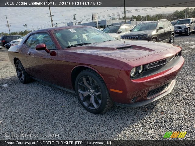 2018 Dodge Challenger SXT in Octane Red Pearl