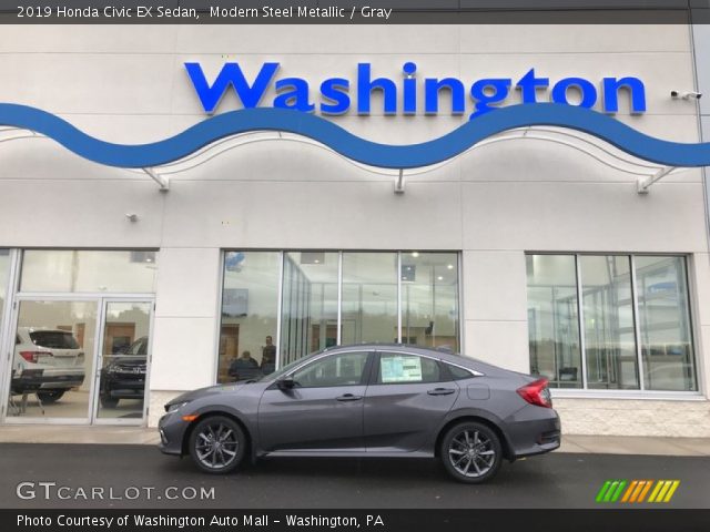 2019 Honda Civic EX Sedan in Modern Steel Metallic