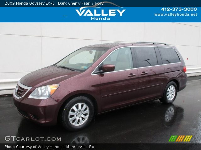 2009 Honda Odyssey EX-L in Dark Cherry Pearl