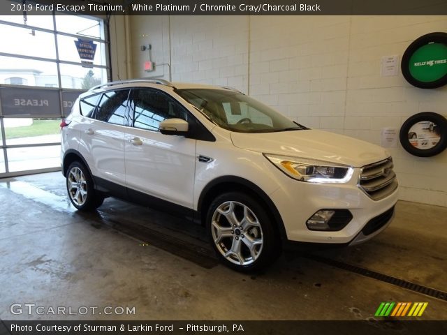 2019 Ford Escape Titanium in White Platinum