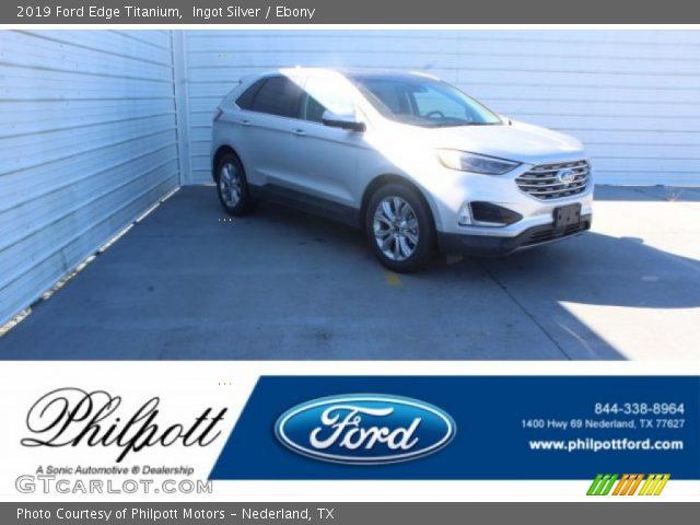 2019 Ford Edge Titanium in Ingot Silver