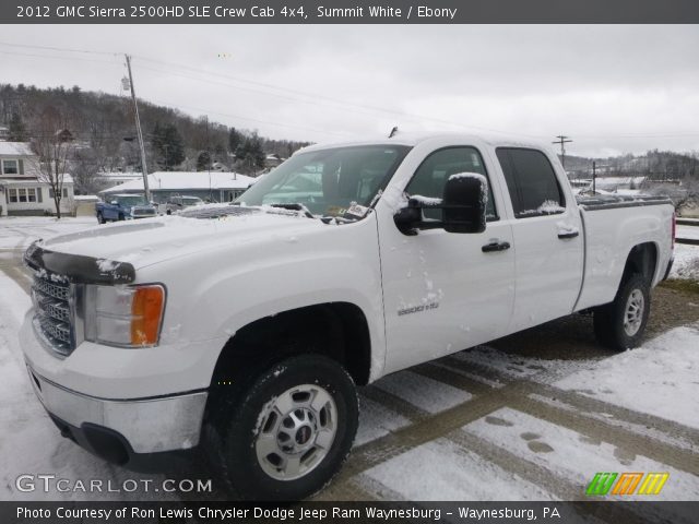 2012 GMC Sierra 2500HD SLE Crew Cab 4x4 in Summit White