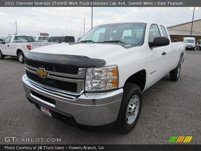 2012 Chevrolet Silverado 2500HD Work Truck Extended Cab 4x4 in Summit White