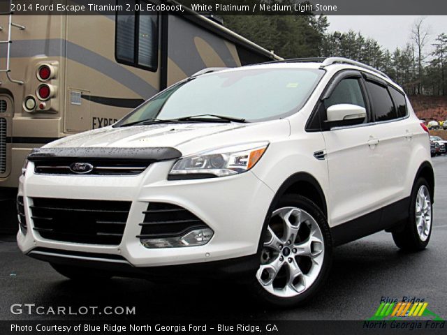 2014 Ford Escape Titanium 2.0L EcoBoost in White Platinum
