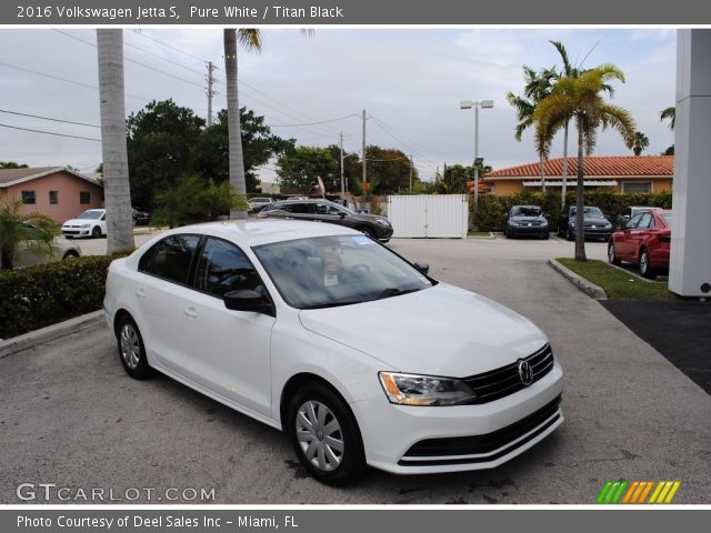 2016 Volkswagen Jetta S in Pure White