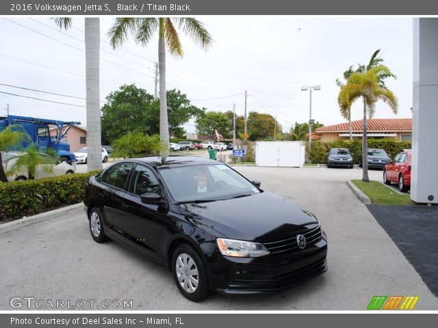 2016 Volkswagen Jetta S in Black