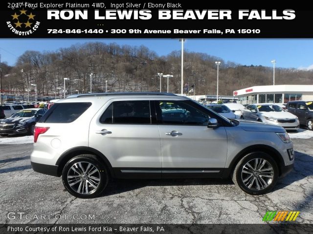 2017 Ford Explorer Platinum 4WD in Ingot Silver