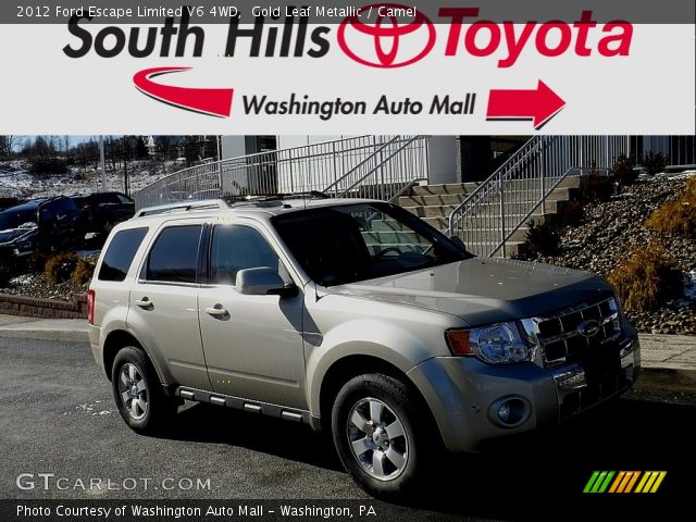 2012 Ford Escape Limited V6 4WD in Gold Leaf Metallic