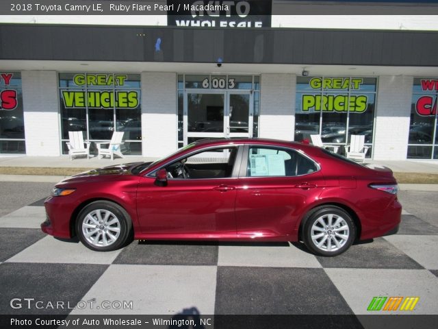 2018 Toyota Camry LE in Ruby Flare Pearl