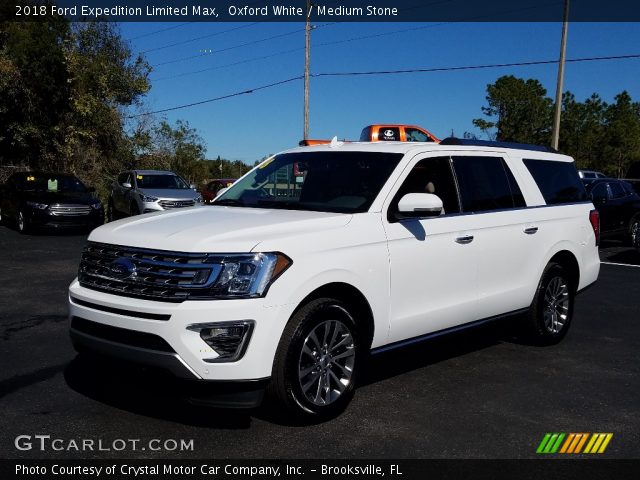 2018 Ford Expedition Limited Max in Oxford White