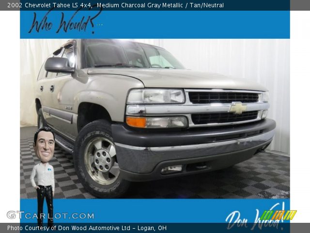 2002 Chevrolet Tahoe LS 4x4 in Medium Charcoal Gray Metallic