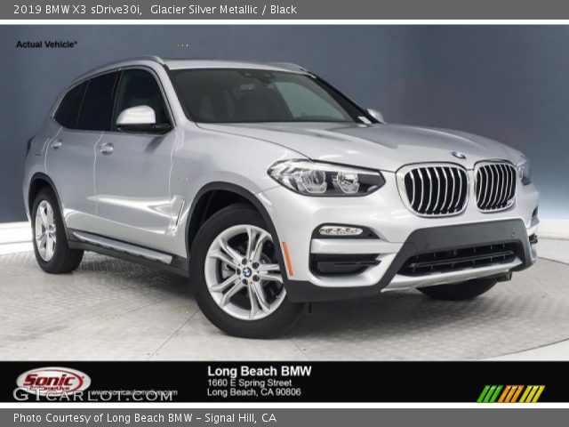 2019 BMW X3 sDrive30i in Glacier Silver Metallic