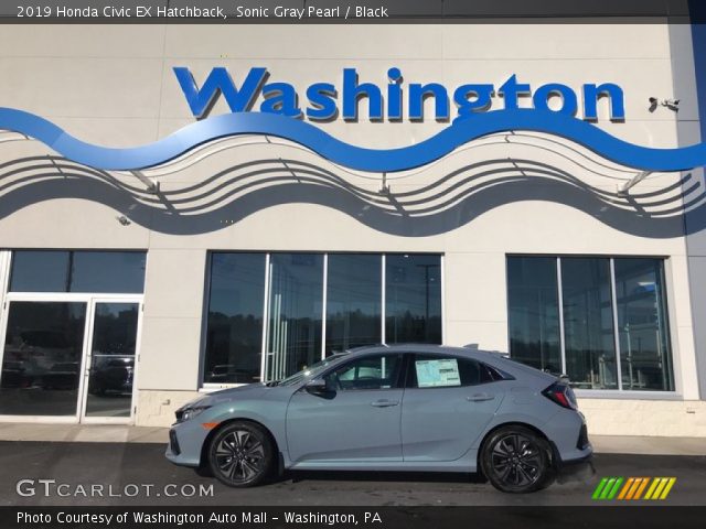 2019 Honda Civic EX Hatchback in Sonic Gray Pearl