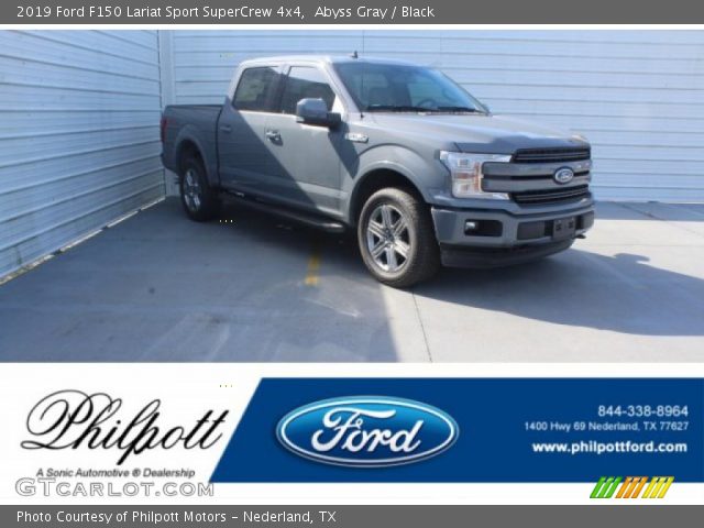 2019 Ford F150 Lariat Sport SuperCrew 4x4 in Abyss Gray
