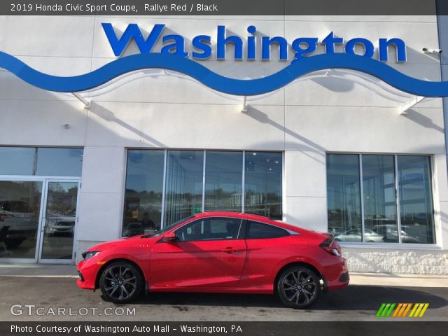 2019 Honda Civic Sport Coupe in Rallye Red