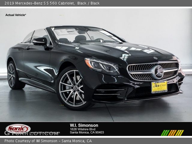 2019 Mercedes-Benz S S 560 Cabriolet in Black
