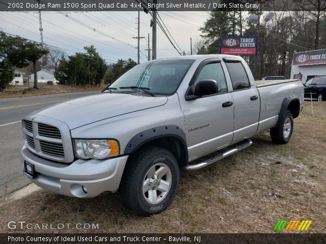 2002 Dodge Ram 1500 Sport Quad Cab 4x4 in Bright Silver Metallic
