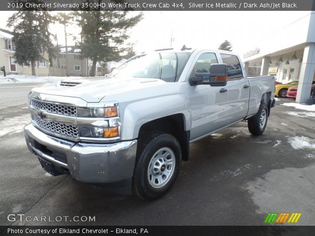 2019 Chevrolet Silverado 3500HD Work Truck Crew Cab 4x4 in Silver Ice Metallic