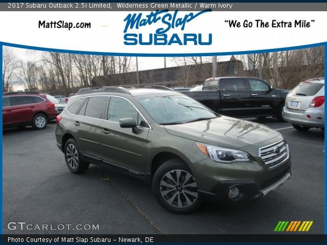 2017 Subaru Outback 2.5i Limited in Wilderness Green Metallic