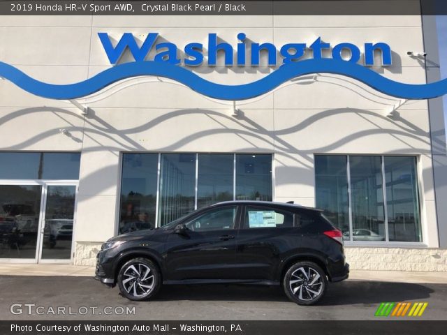 2019 Honda HR-V Sport AWD in Crystal Black Pearl