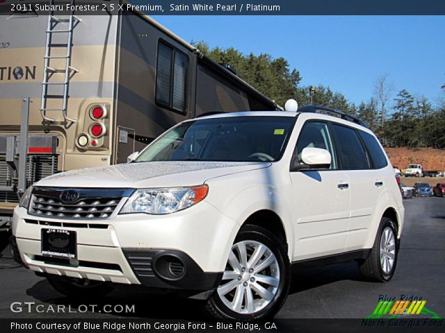 2011 Subaru Forester 2.5 X Premium in Satin White Pearl