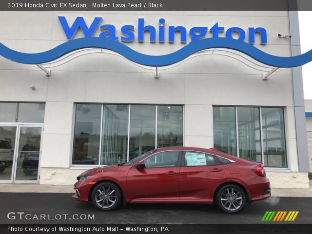 2019 Honda Civic EX Sedan in Molten Lava Pearl