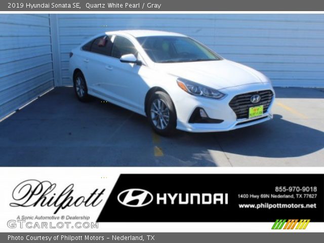 2019 Hyundai Sonata SE in Quartz White Pearl