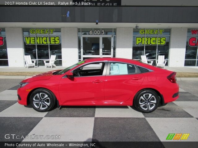 2017 Honda Civic LX Sedan in Rallye Red