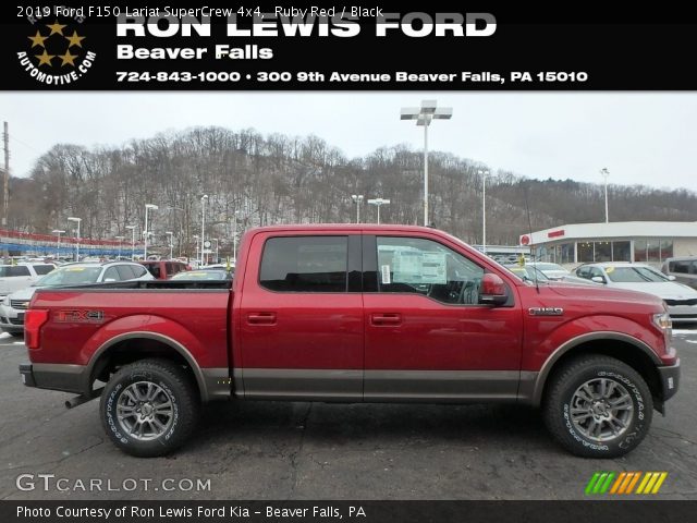2019 Ford F150 Lariat SuperCrew 4x4 in Ruby Red