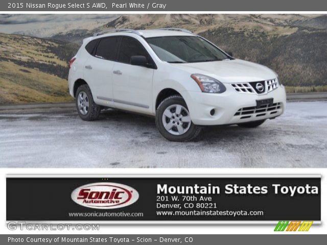 2015 Nissan Rogue Select S AWD in Pearl White