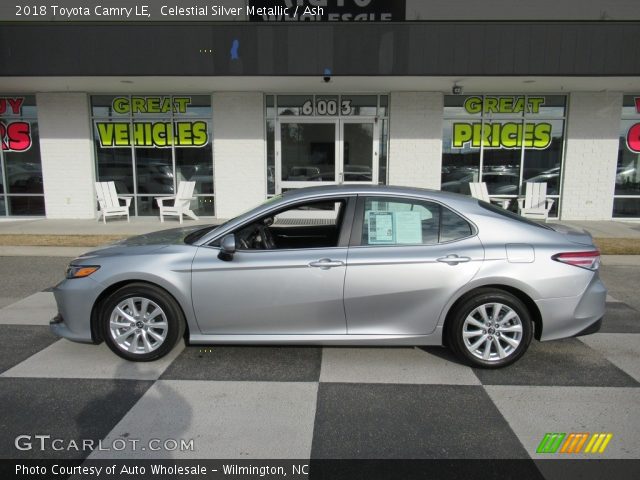 2018 Toyota Camry LE in Celestial Silver Metallic